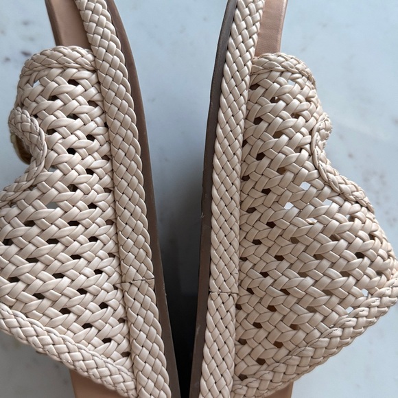 Sam Edelman Woven Double Buckle Platform Sandals Size 8.5 - Picture 8 of 9